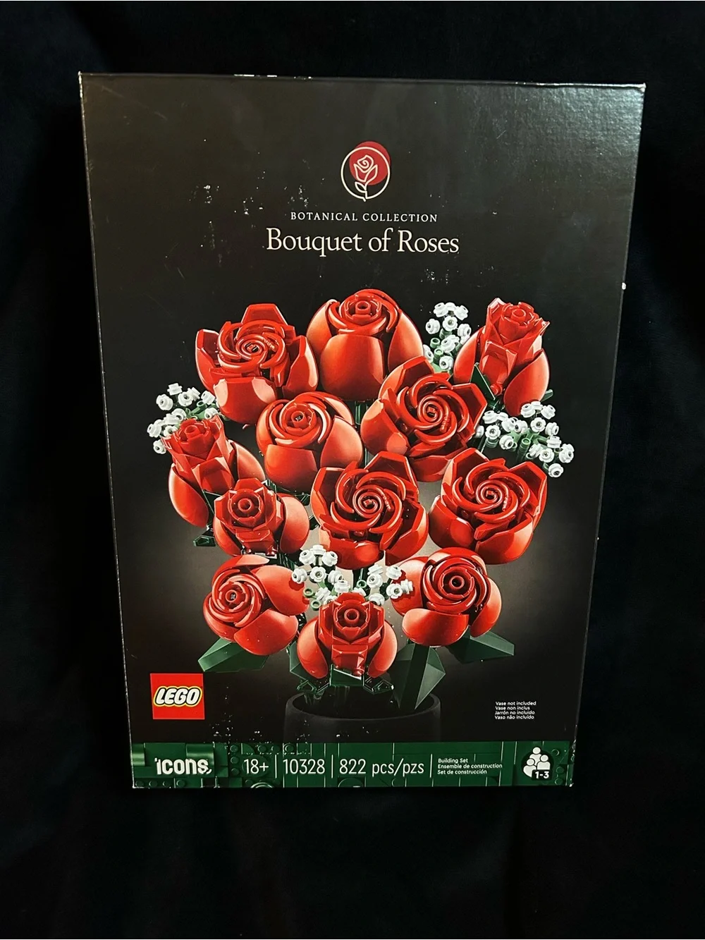 LEGO Bouquet of Roses - Red and White Accents